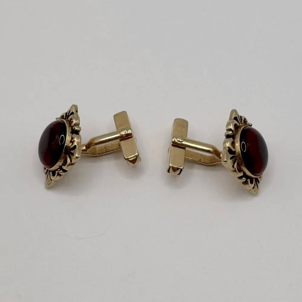 SWANK Vintage Gold-Tone Filigree Cufflinks